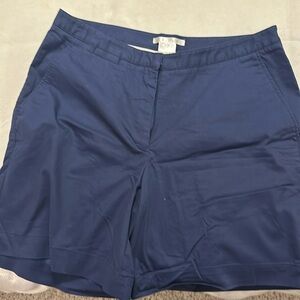 Women’s Nike Golf Dri Fit Navy Blue Shorts Size 16 XL